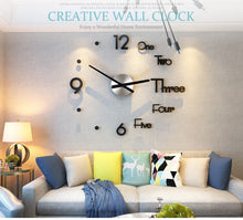 Load image into Gallery viewer, 3D Creative Wall Clock