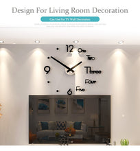 Load image into Gallery viewer, 3D Creative Wall Clock