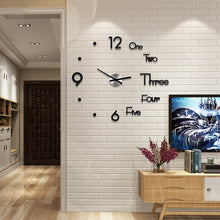 Load image into Gallery viewer, 3D Creative Wall Clock