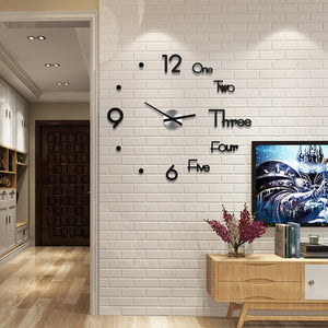 3D Creative Wall Clock