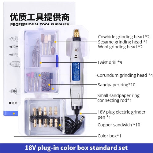 Electric Mini Grinder Tool Kit