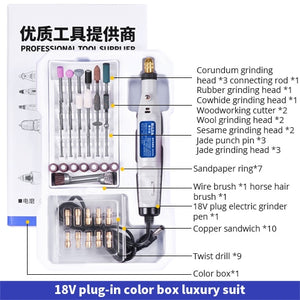 Electric Mini Grinder Tool Kit